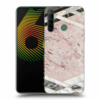 Etui na Realme 6i - Pink geometry