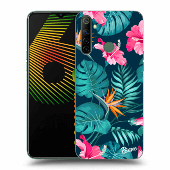 Etui na Realme 6i - Pink Monstera