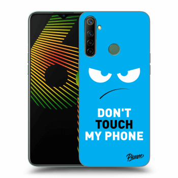 Etui na Realme 6i - Angry Eyes - Blue