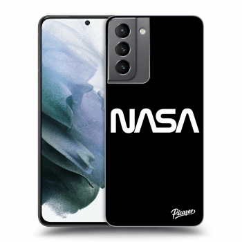 Picasee silikonowe czarne etui na Samsung Galaxy S21 5G G991B - NASA Basic