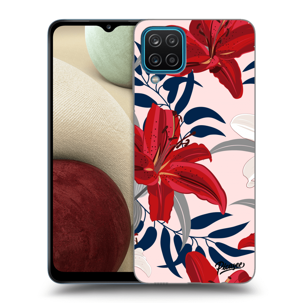 Picasee ULTIMATE CASE pro Samsung Galaxy A12 A125F - Red Lily