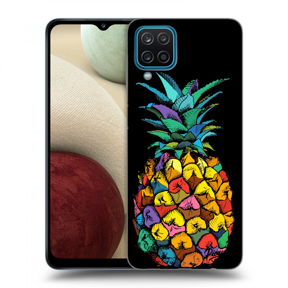 Picasee ULTIMATE CASE pro Samsung Galaxy A12 A125F - Pineapple