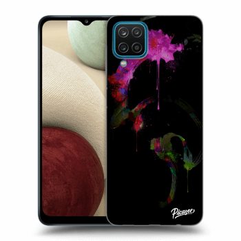 Picasee ULTIMATE CASE pro Samsung Galaxy A12 A125F - Peony black