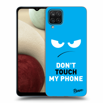 Etui na Samsung Galaxy A12 A125F - Angry Eyes - Blue