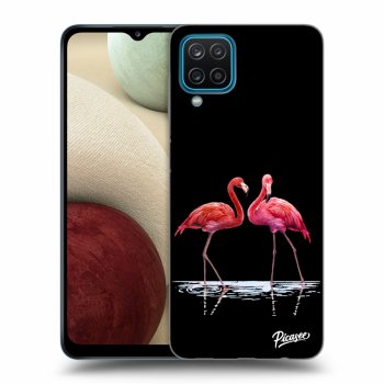 Etui na Samsung Galaxy A12 A125F - Flamingos couple