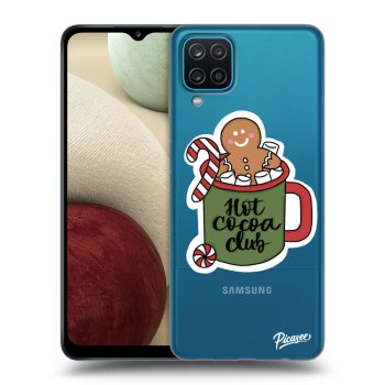 Picasee silikonowe przeźroczyste etui na Samsung Galaxy A12 A125F - Hot Cocoa Club