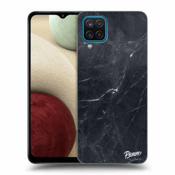 Etui na Samsung Galaxy A12 A125F - Black marble