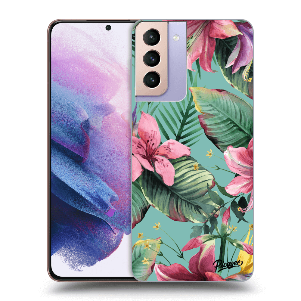 Picasee silikonowe przeźroczyste etui na Samsung Galaxy S21+ 5G G996F - Hawaii