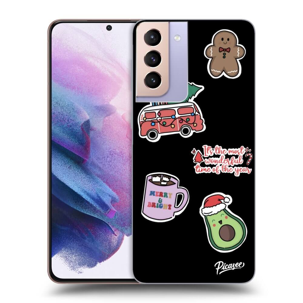 Picasee ULTIMATE CASE pro Samsung Galaxy S21+ 5G G996F - Christmas Stickers