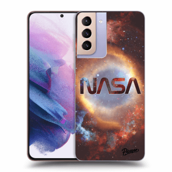 Picasee silikonowe czarne etui na Samsung Galaxy S21+ 5G G996F - Nebula