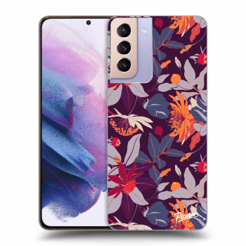 Etui na Samsung Galaxy S21+ 5G G996F - Purple Leaf