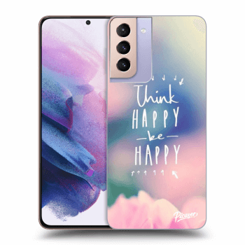 Etui na Samsung Galaxy S21+ 5G G996F - Think happy be happy