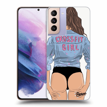 Etui na Samsung Galaxy S21+ G996F - Crossfit girl - nickynellow