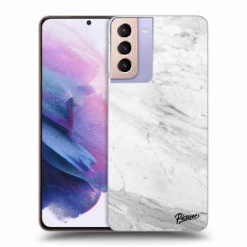Etui na Samsung Galaxy S21+ G996F - White marble