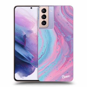 Etui na Samsung Galaxy S21+ G996F - Pink liquid