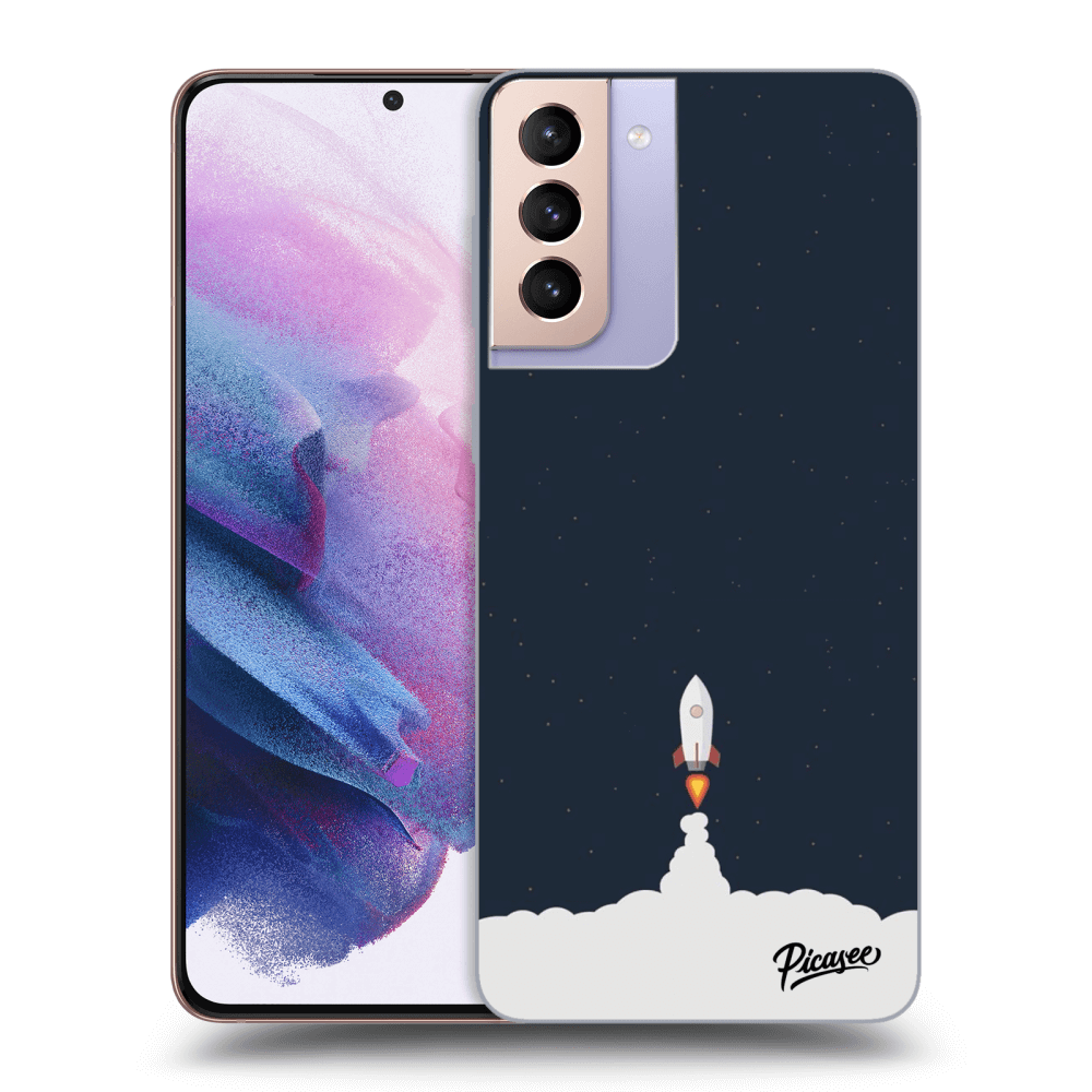 Picasee silikonowe przeźroczyste etui na Samsung Galaxy S21+ 5G G996F - Astronaut 2