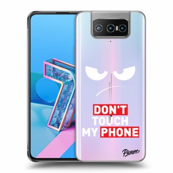 Etui na Asus Zenfone 7 ZS670KS - Angry Eyes - Transparent