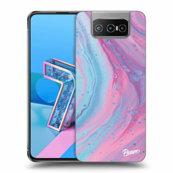 Etui na Asus Zenfone 7 ZS670KS - Pink liquid