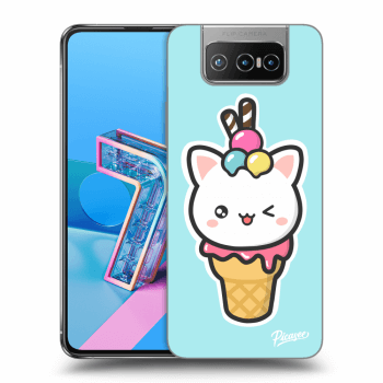 Etui na Asus Zenfone 7 ZS670KS - Ice Cream Cat