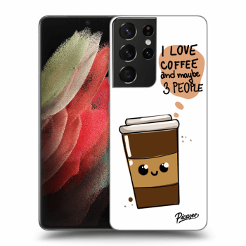 Etui na Samsung Galaxy S21 Ultra 5G G998B - Cute coffee