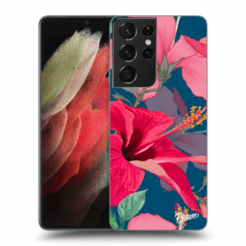 Etui na Samsung Galaxy S21 Ultra 5G G998B - Hibiscus