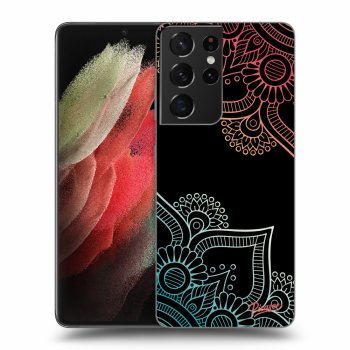 Etui na Samsung Galaxy S21 Ultra 5G G998B - Flowers pattern