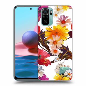 Picasee silikonowe przeźroczyste etui na Xiaomi Redmi Note 10 - Meadow