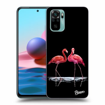 Etui na Xiaomi Redmi Note 10 - Flamingos couple