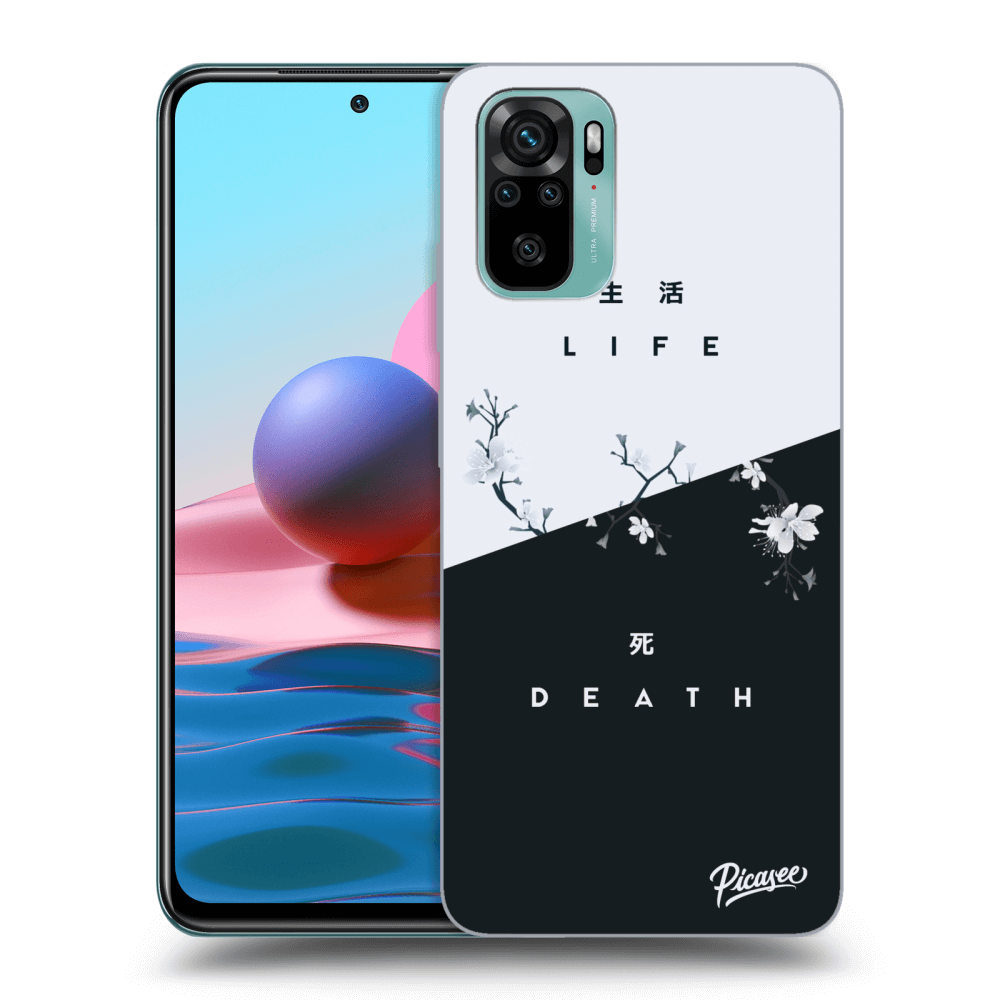 Silikonowe Przeźroczyste Etui Na Xiaomi Redmi Note 10 - Life - Death