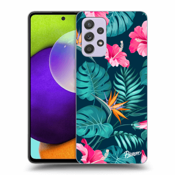 Etui na Samsung Galaxy A52 A525F - Pink Monstera
