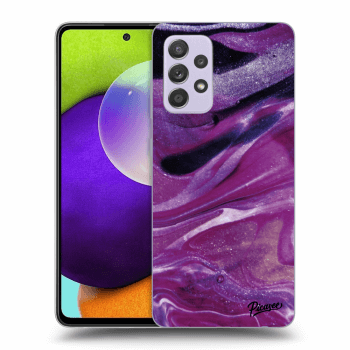 Etui na Samsung Galaxy A52 A525F - Purple glitter