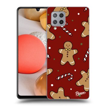 Picasee silikonowe przeźroczyste etui na Samsung Galaxy A42 A426B - Gingerbread 2