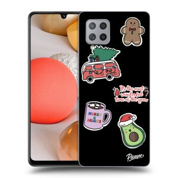Picasee ULTIMATE CASE pro Samsung Galaxy A42 A426B - Christmas Stickers