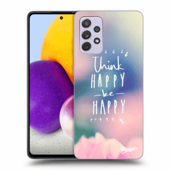 Etui na Samsung Galaxy A72 A725F - Think happy be happy