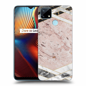 Etui na Realme 7i - Pink geometry