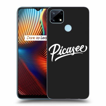 Picasee silikonowe czarne etui na Realme 7i - Picasee - White
