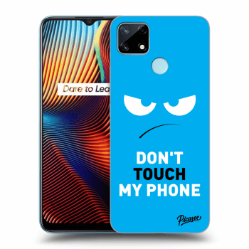 Etui na Realme 7i - Angry Eyes - Blue