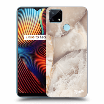 Etui na Realme 7i - Cream marble