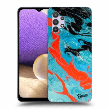 Picasee ULTIMATE CASE pro Samsung Galaxy A32 5G A326B - Blue Magma