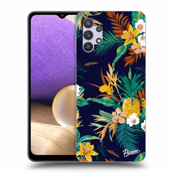 Picasee silikonowe przeźroczyste etui na Samsung Galaxy A32 5G A326B - Pineapple Color