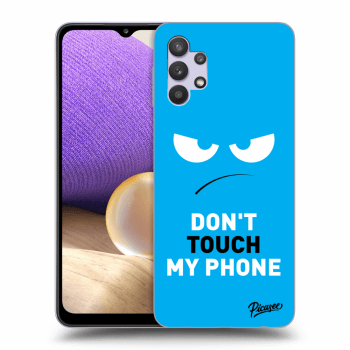 Etui na Samsung Galaxy A32 5G A326B - Angry Eyes - Blue