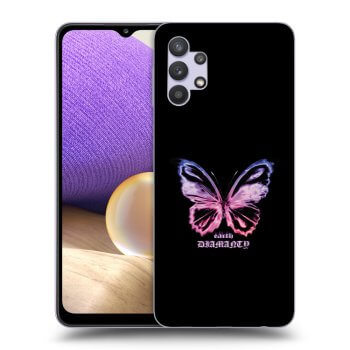 Etui na Samsung Galaxy A32 5G A326B - Diamanty Purple
