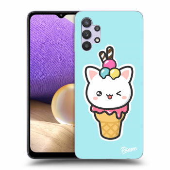 Picasee ULTIMATE CASE pro Samsung Galaxy A32 5G A326B - Ice Cream Cat