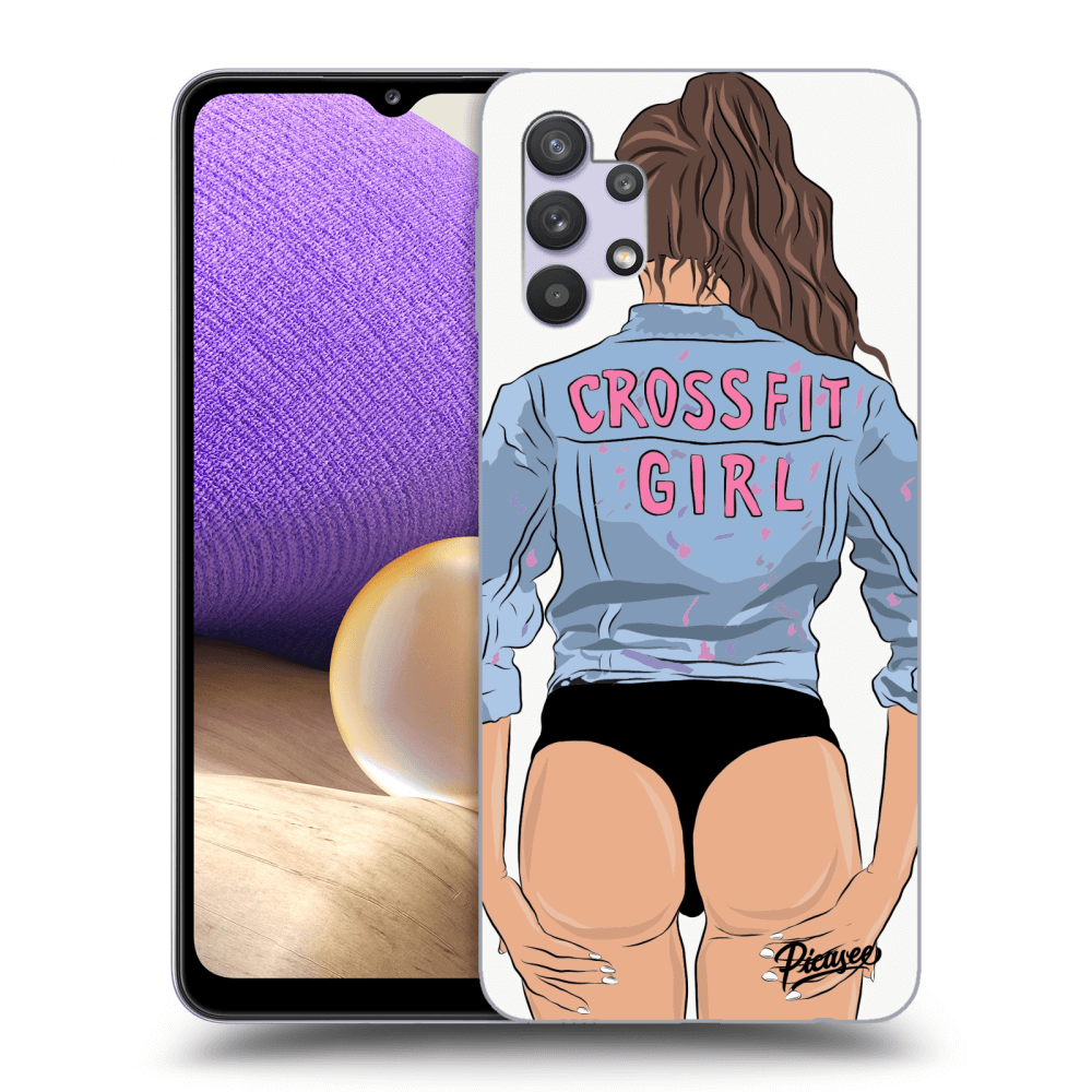 Picasee ULTIMATE CASE pro Samsung Galaxy A32 5G A326B - Crossfit girl - nickynellow