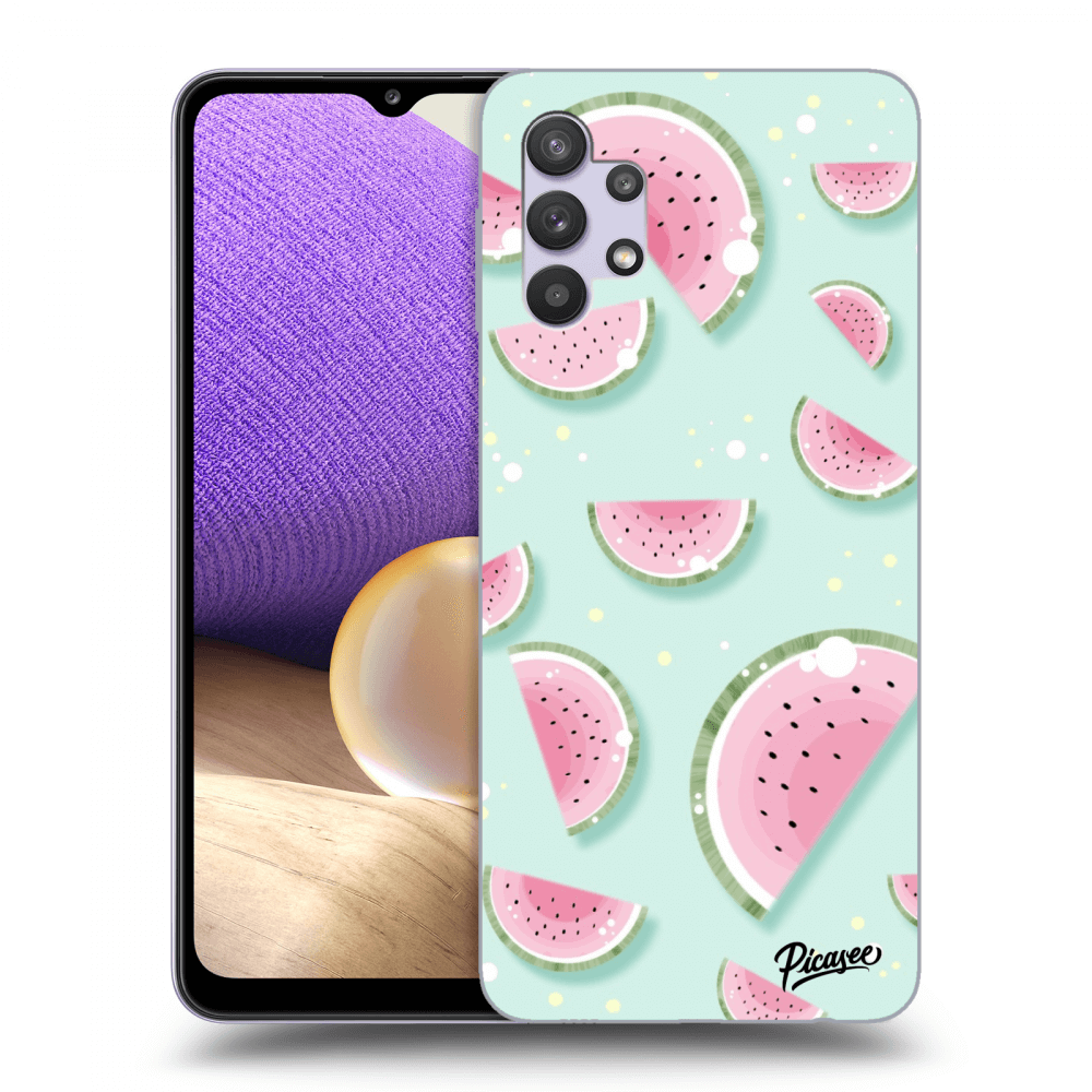 Picasee silikonowe przeźroczyste etui na Samsung Galaxy A32 5G A326B - Watermelon 2