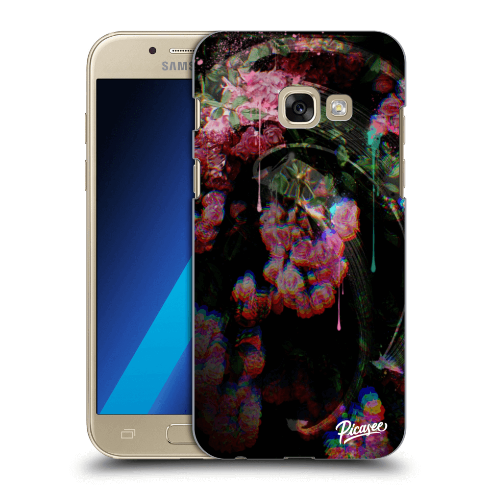 Picasee silikonowe przeźroczyste etui na Samsung Galaxy A3 2017 A320F - Rosebush limited