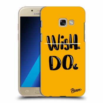 Picasee silikonowe przeźroczyste etui na Samsung Galaxy A3 2017 A320F - Wish Do