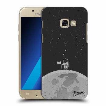 Picasee silikonowe przeźroczyste etui na Samsung Galaxy A3 2017 A320F - Astronaut