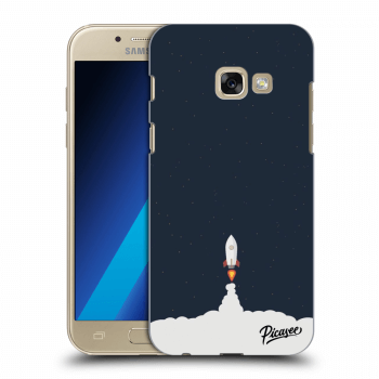 Picasee silikonowe przeźroczyste etui na Samsung Galaxy A3 2017 A320F - Astronaut 2