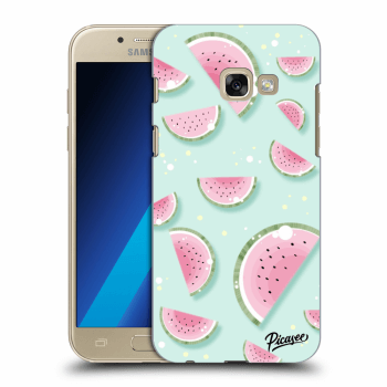 Picasee silikonowe przeźroczyste etui na Samsung Galaxy A3 2017 A320F - Watermelon 2
